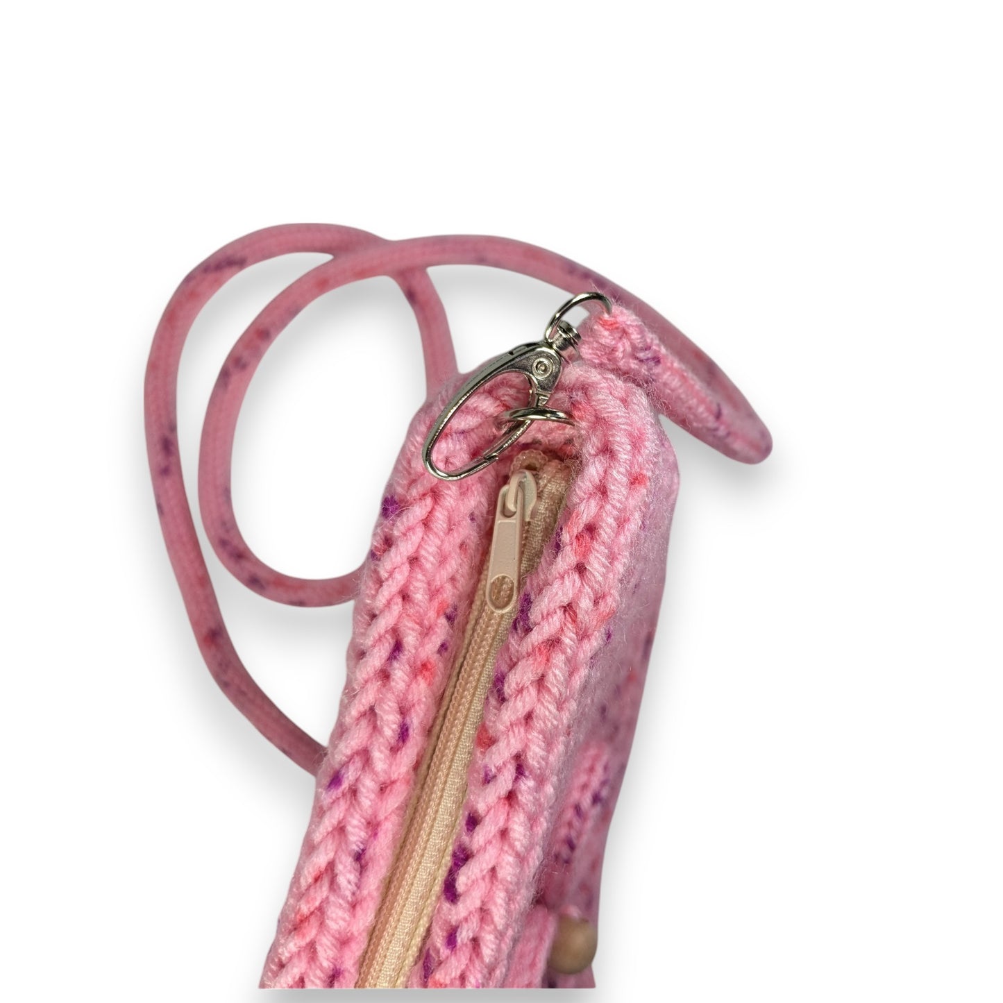 The Daisy Crossbody Purse in Bright Pink
