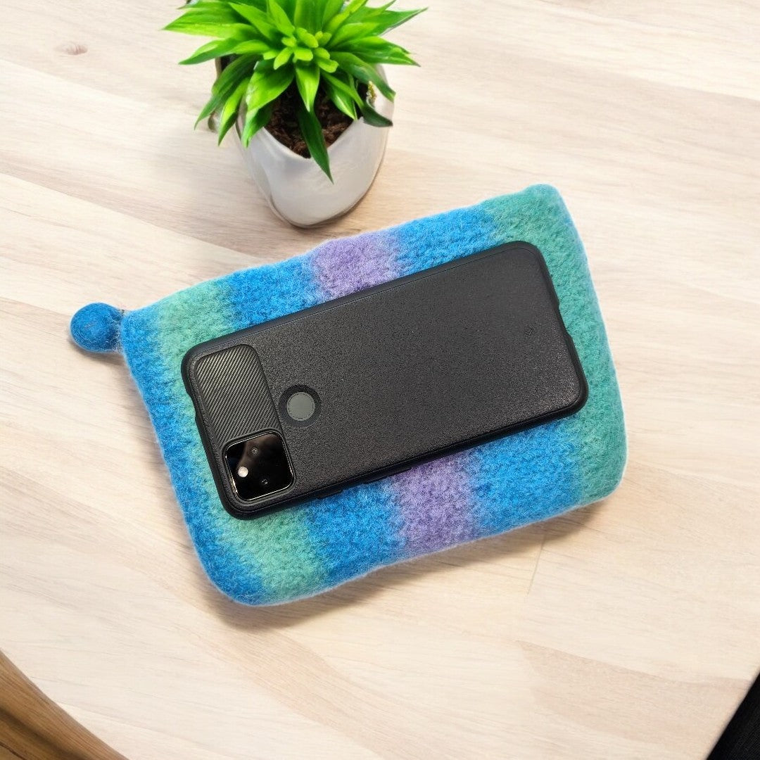 "The Clutch" in Felted Wool