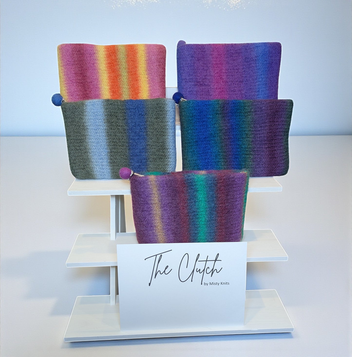 "The Clutch" in Felted Wool