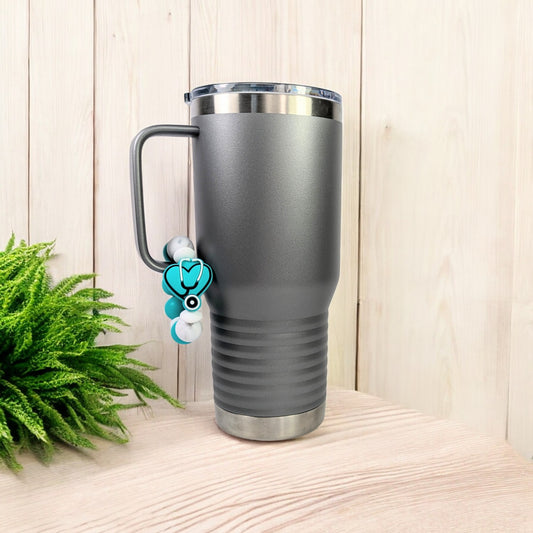 Medical Tumbler Charm in Teal