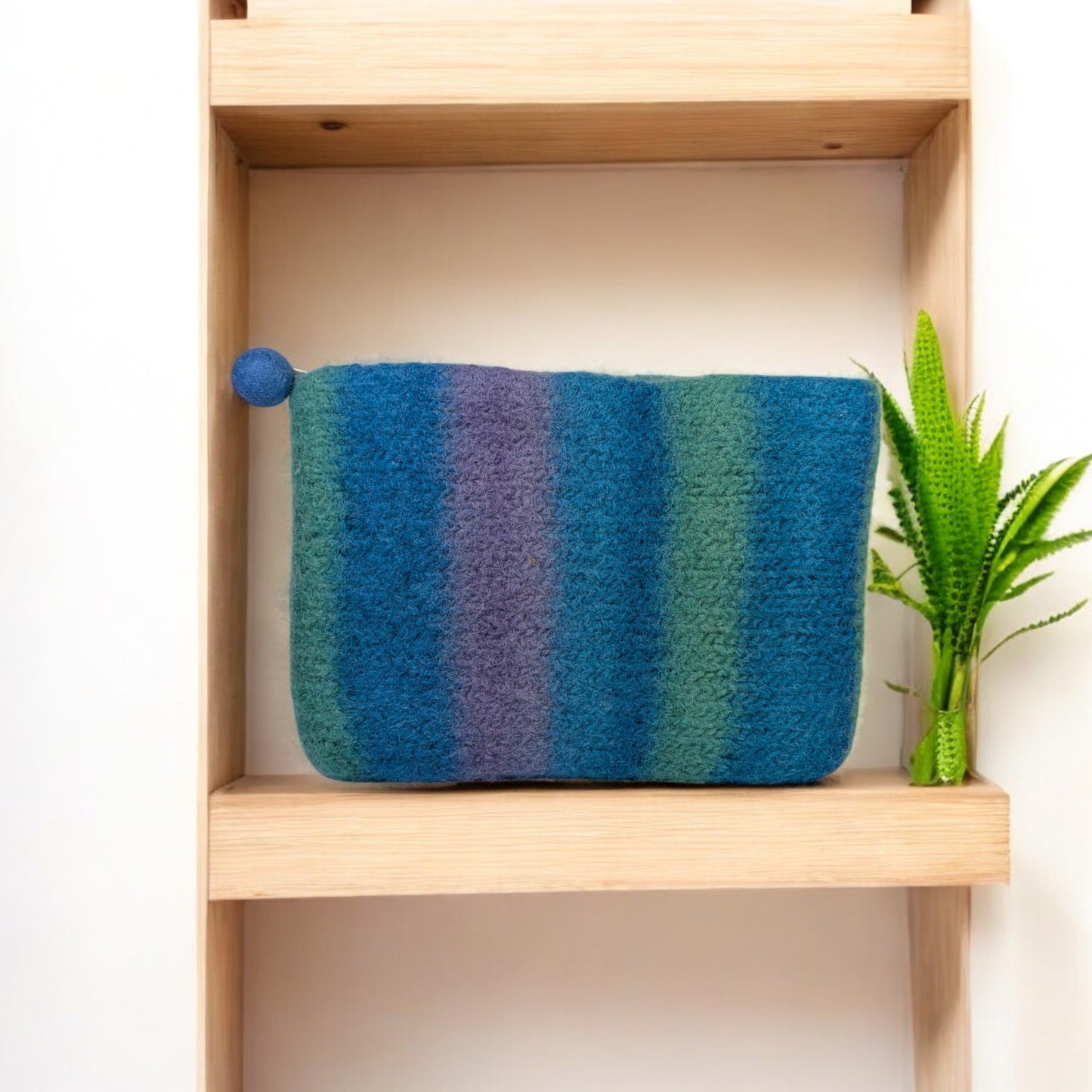 "The Clutch" in Felted Wool