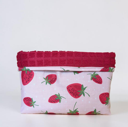 Strawberry Fabric Basket