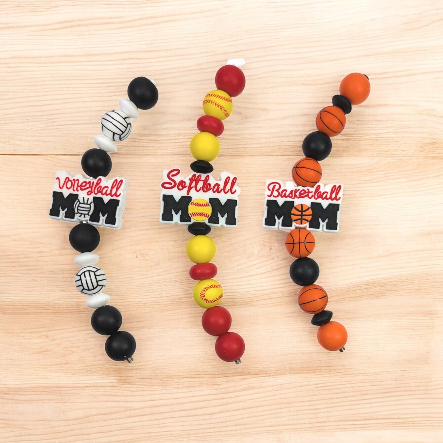 Volleyball Mom Tumbler Charm