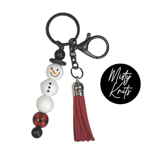 Snowman Keychain